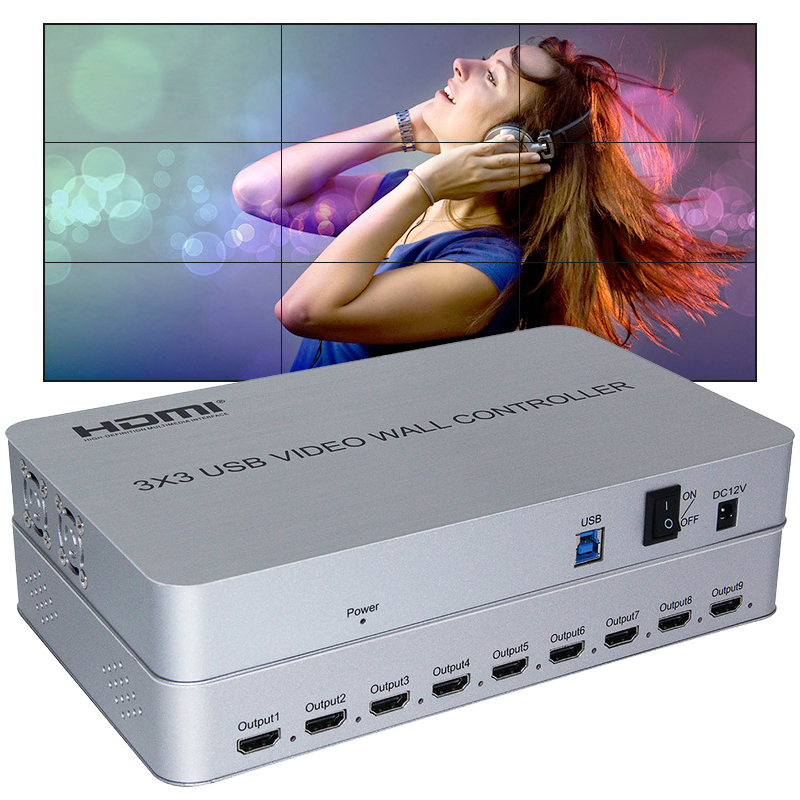 3x3 USB   Ʈѷ HDMI ȣȯ   μ USB3.0 Է ִ  4K HD  1080P Ʈ ö̽ 